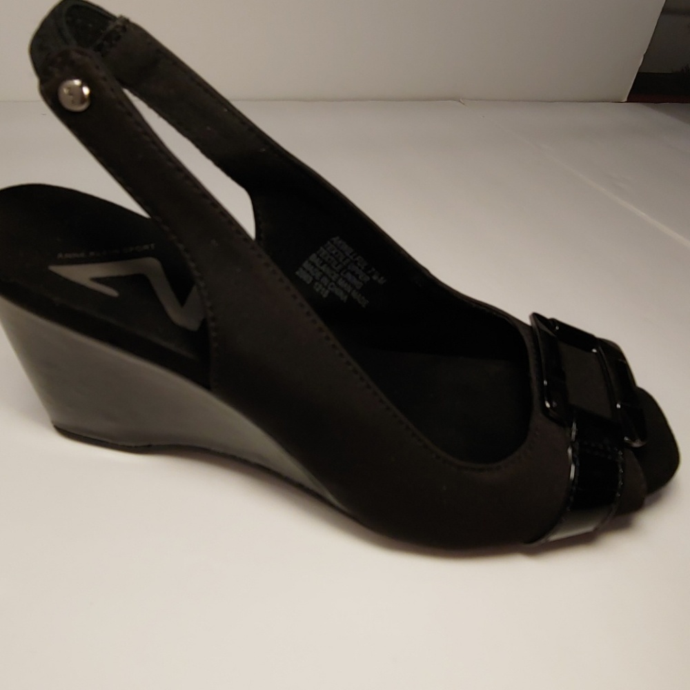 Anne Klein Sport slingback wedge size 7 1/2